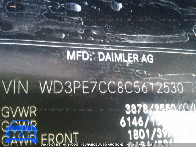 2012 MERCEDES-BENZ SPRINTER 2500 WD3PE7CC8C5612530 зображення 8