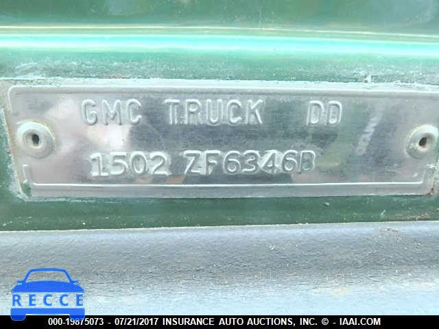 1965 GMC PICKUP 1502ZF6346B зображення 8