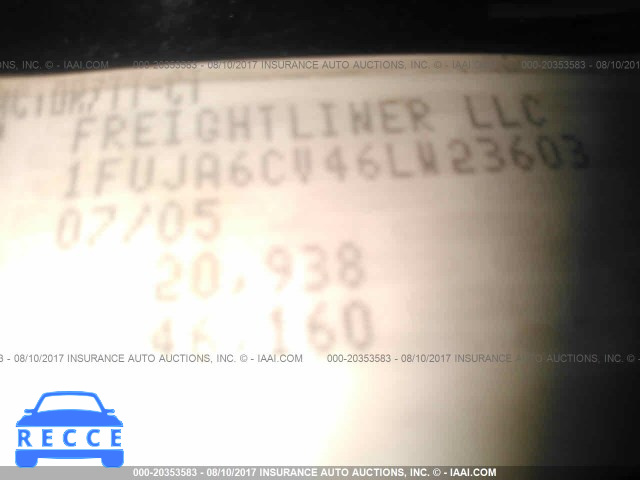 2006 FREIGHTLINER CONVENTIONAL COLUMBIA 1FUJA6CV46LW23603 image 9