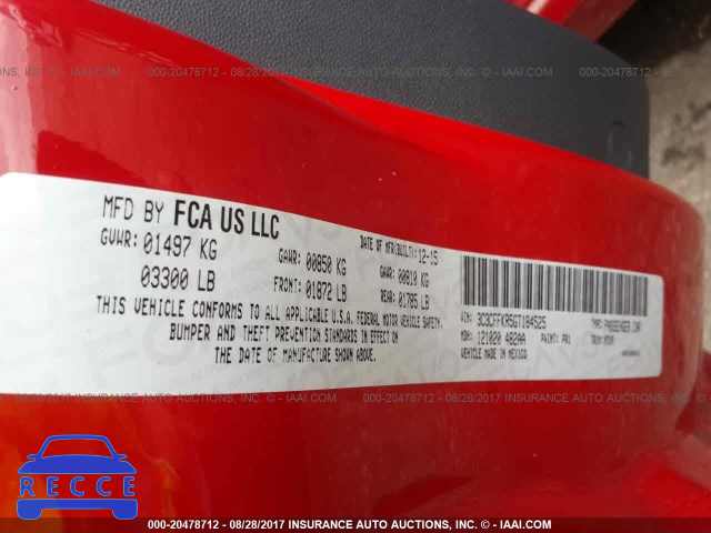 2016 FIAT 500 EASY 3C3CFFKR5GT184525 Bild 8