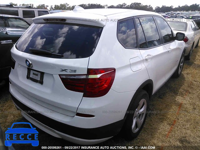 2012 BMW X3 XDRIVE28I 5UXWX5C56CL726473 зображення 3