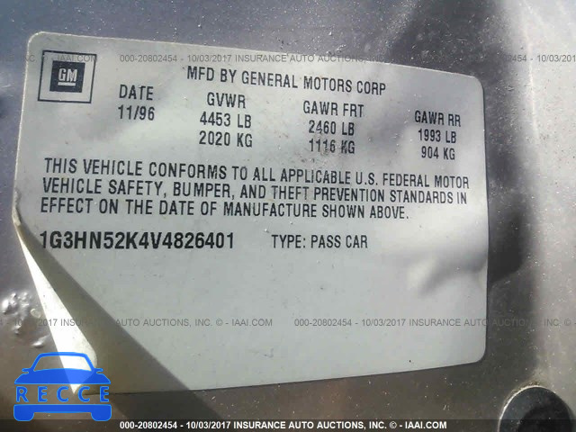 1997 OLDSMOBILE 88 LS 1G3HN52K4V4826401 image 8