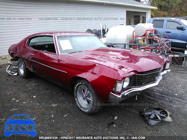 1972 CHEVROLET CHEVELLE 1D37J2B593648 зображення 0