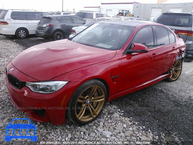 2015 BMW M3 WBS3C9C57FP806054 image 1