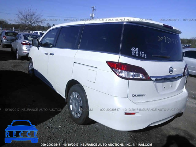 2011 NISSAN QUEST S/SV/SL/LE JN8AE2KP4B9010643 image 2