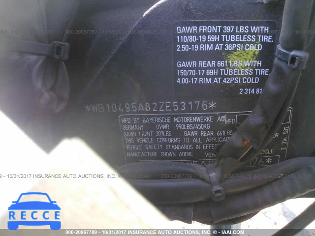 2002 BMW R1150 GS WB10495A82ZE53176 зображення 9
