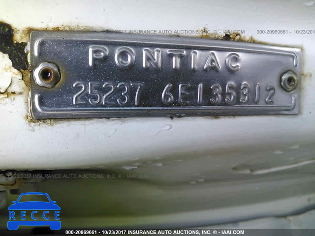 1966 PONTIAC CATALINA 252376E135312 зображення 8