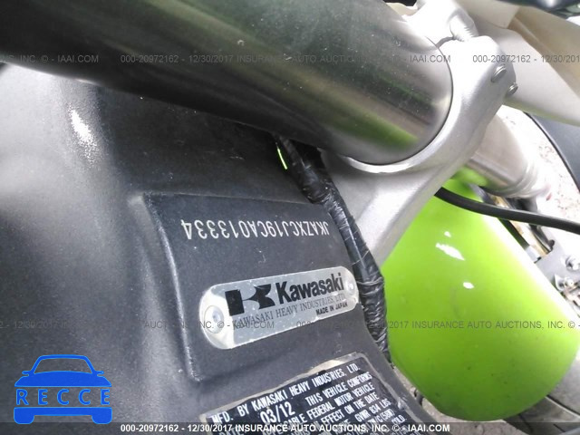 2012 Kawasaki ZX1000 J JKAZXCJ19CA013334 зображення 9