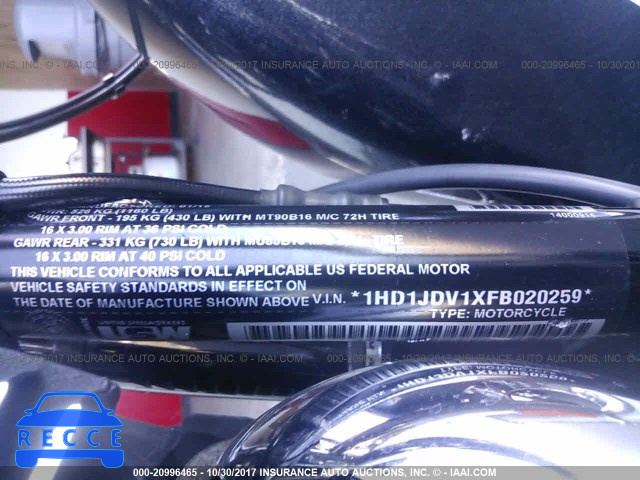 2015 Harley-davidson FLSTN SOFTAIL DELUXE 1HD1JDV1XFB020259 image 9