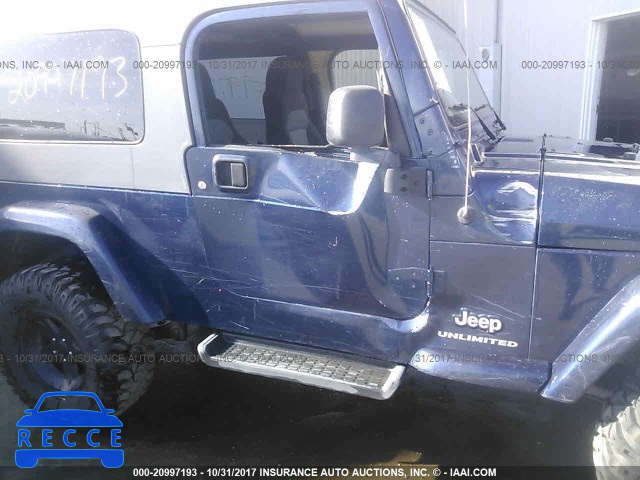 2005 JEEP WRANGLER / TJ UNLIMITED 1J4FA44SX5P316332 Bild 5