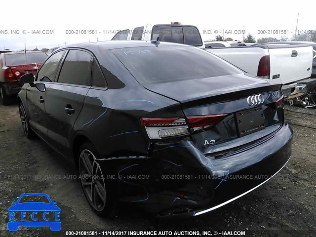 2017 AUDI A3 PREMIUM WAUAUGFF7H1047770 image 2