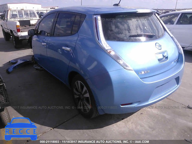 2014 Nissan Leaf S/SV/SL 1N4AZ0CP4EC340363 image 2