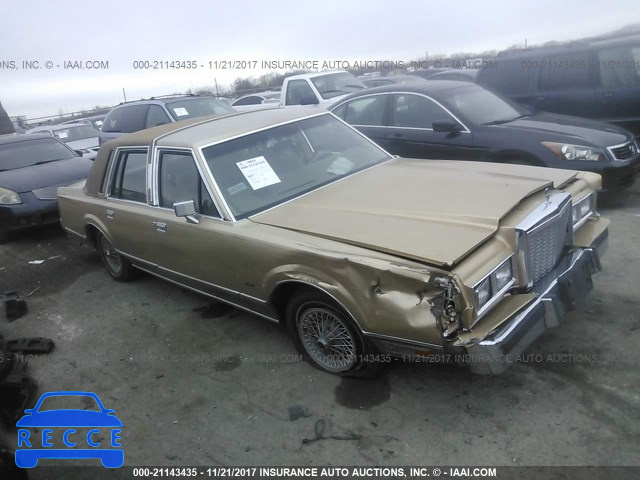 1986 LINCOLN TOWN CAR 1LNBP96F8GY605766 image 0