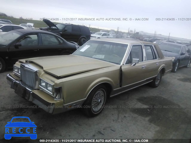1986 LINCOLN TOWN CAR 1LNBP96F8GY605766 image 1
