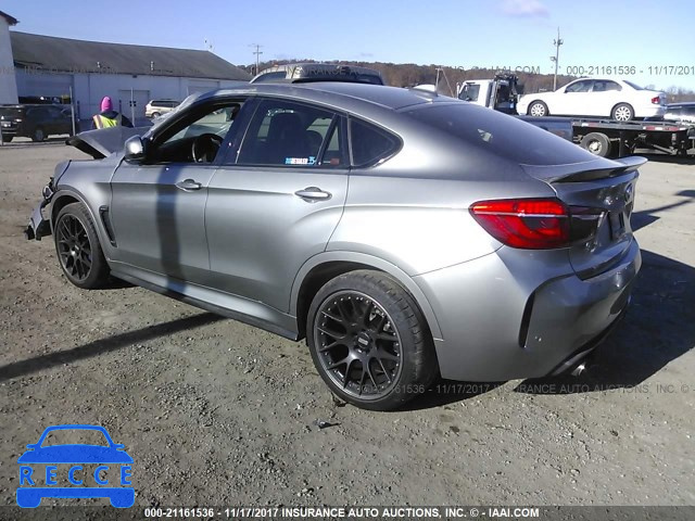 2016 BMW X6 M 5YMKW8C57G0R43095 image 2