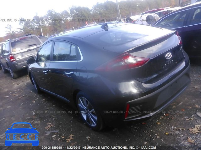 2017 HYUNDAI IONIQ LIMITED KMHC85LC3HU046611 image 2