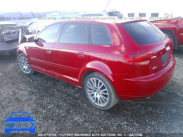 2008 AUDI A3 2.0 PREMIUM WAUNF78P58A010315 image 2