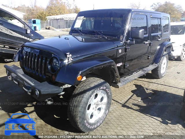 2008 JEEP WRANGLER UNLIMITE SAHARA 1J4GA59148L577302 image 1