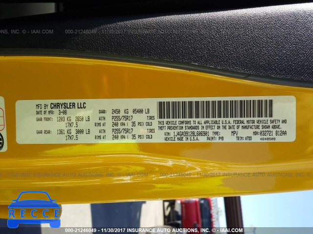 2008 JEEP WRANGLER UNLIMITE X 1J4GA39128L606901 image 8