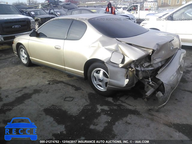 2005 CHEVROLET MONTE CARLO LS 2G1WW12E159142452 зображення 2