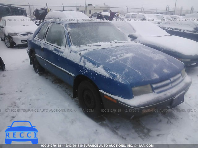 1991 Dodge Shadow 1B3XP44D2MN589741 зображення 0