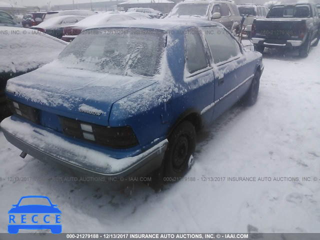 1991 Dodge Shadow 1B3XP44D2MN589741 зображення 3