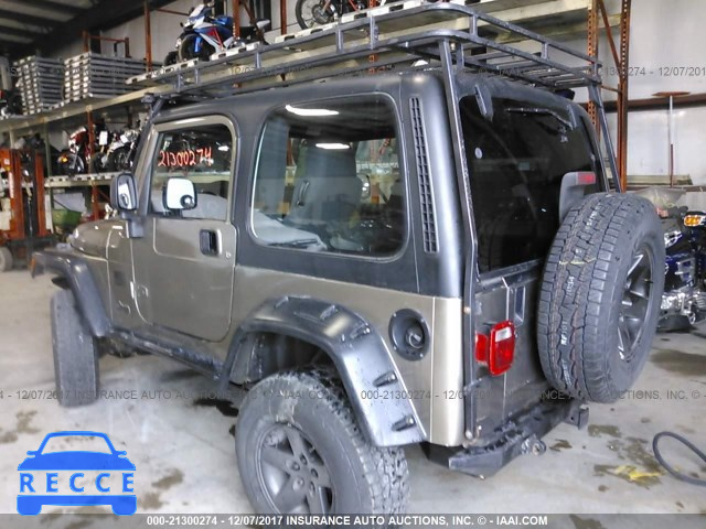 2003 JEEP WRANGLER / TJ RUBICON 1J4FA69S83P322678 Bild 2