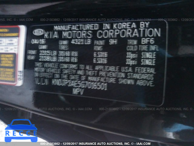 2016 KIA SOUL EV + KNDJP3AE5G7016501 image 8