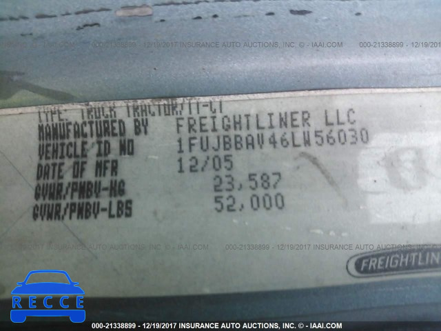 2006 FREIGHTLINER ST120 ST120 1FUJBBAV46LW56030 image 9