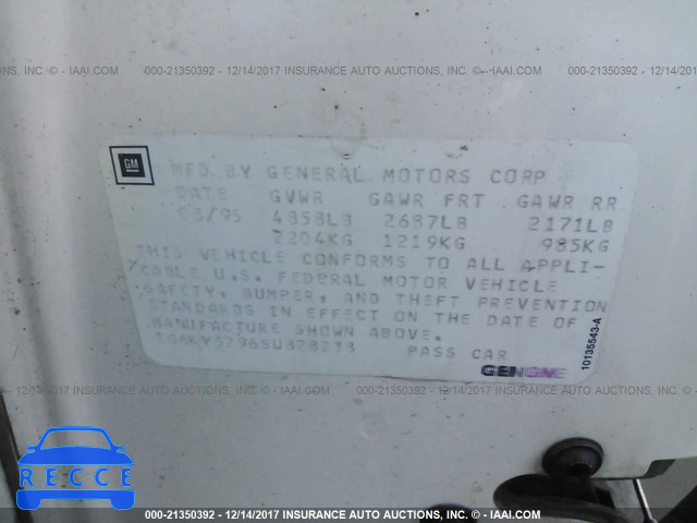 1995 CADILLAC SEVILLE STS 1G6KY5296SU828238 image 8