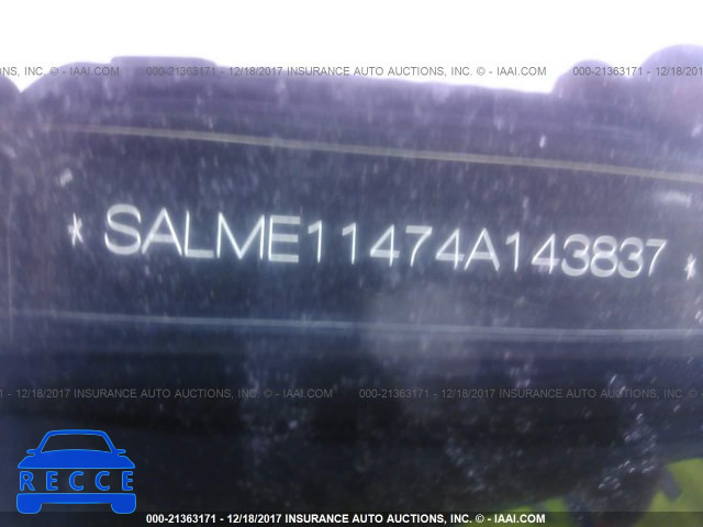 2004 LAND ROVER RANGE ROVER HSE SALME11474A143837 image 8