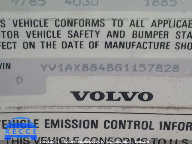 1986 Volvo 244 DL/GL YV1AX8848G1157828 image 8