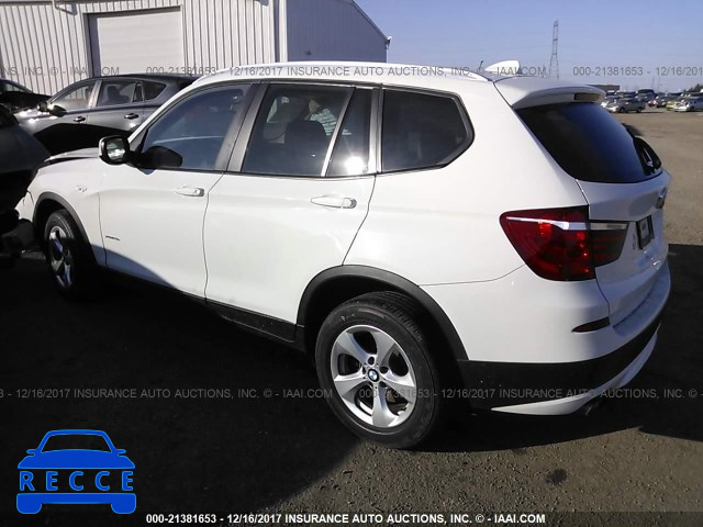 2012 BMW X3 XDRIVE28I 5UXWX5C5XCL722541 зображення 2