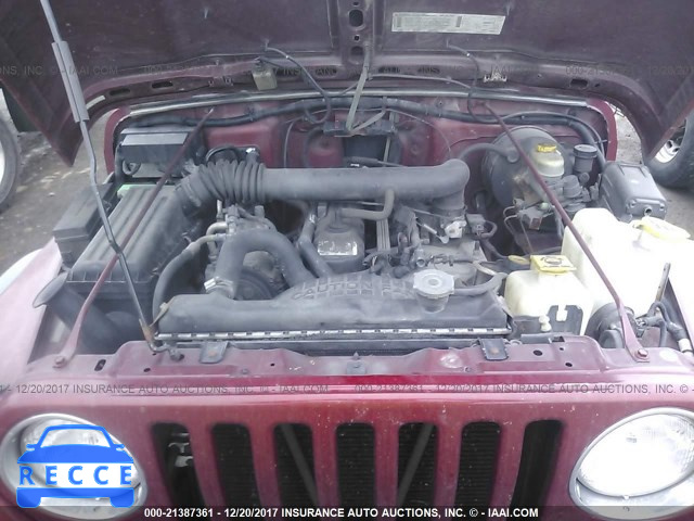 1998 Jeep Wrangler / Tj SPORT 1J4FY19S0WP802250 image 9