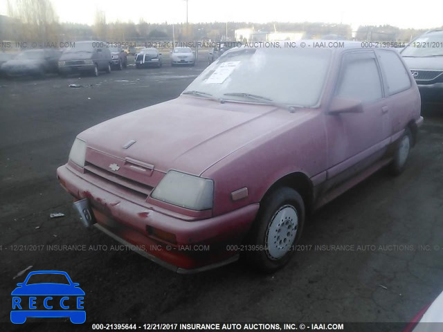 1987 CHEVROLET GEO SPRINT JG1MR2124HK756698 Bild 1