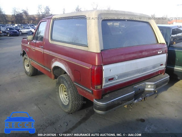 1991 Ford Bronco U100 1FMEU15H8MLA66519 image 2