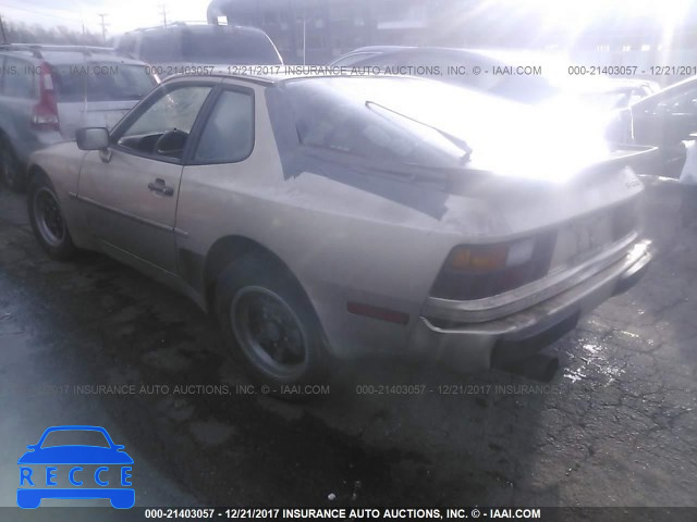 1985 PORSCHE 944 WP0AA0943FN473670 image 2