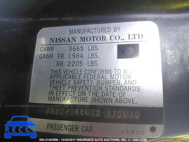 1988 Nissan 300ZX JN1HZ14S0JX279018 image 8