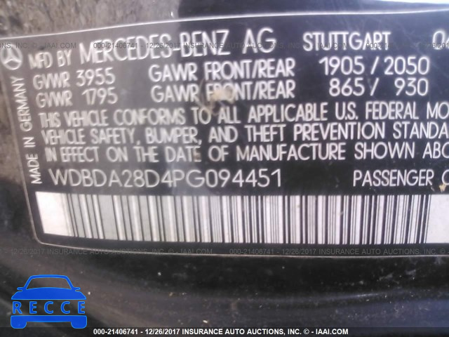1993 Mercedes-benz 190 E 2.3 WDBDA28D4PG094451 image 8