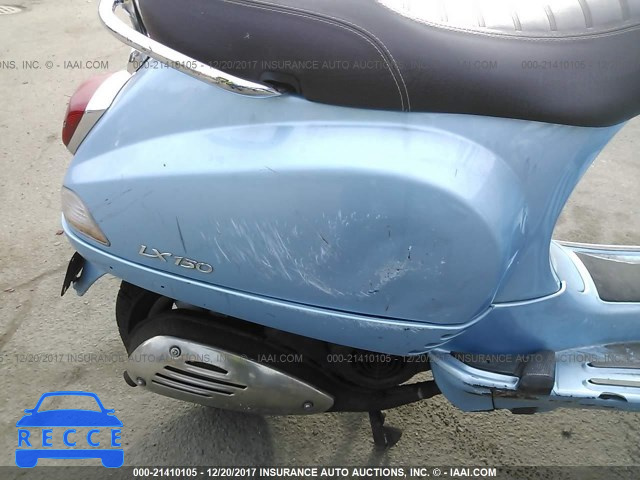 2007 VESPA LX 150 ZAPM448F775008744 зображення 7