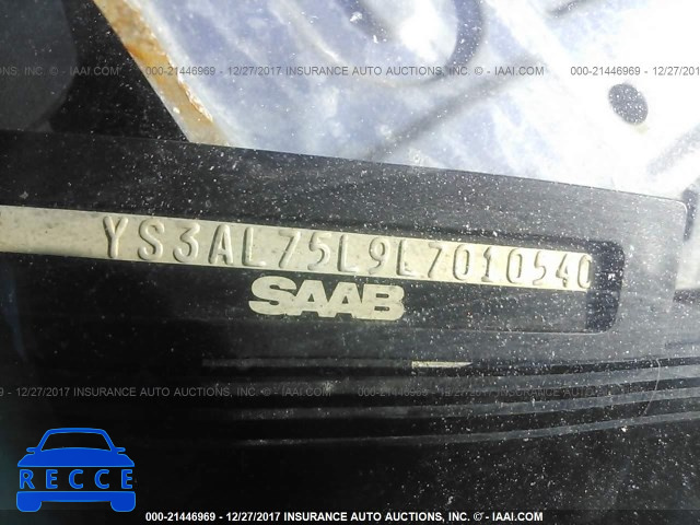 1990 SAAB 900 YS3AL75L9L7010540 зображення 8