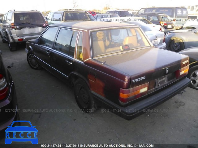 1990 VOLVO 740 GL YV1FA8842L2455156 image 2