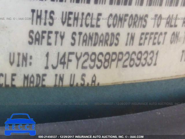 1993 JEEP WRANGLER / YJ 1J4FY29S8PP269331 image 8