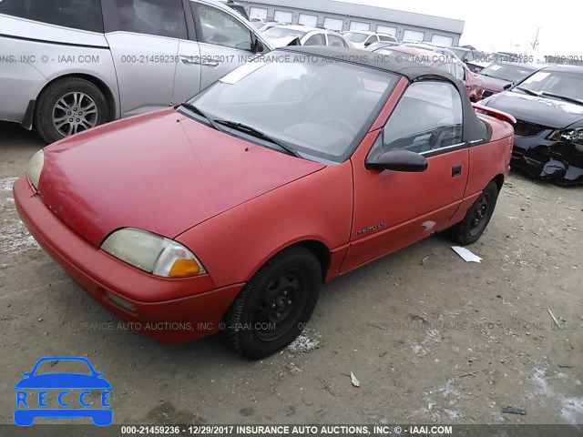 1991 GEO METRO LSI/SPRINT/CL JG1MR3364MK619552 зображення 1