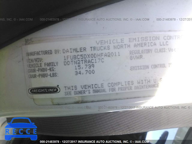 2013 FREIGHTLINER M2 112 MEDIUM DUTY 1FUBC5DX0DHFA2011 image 9