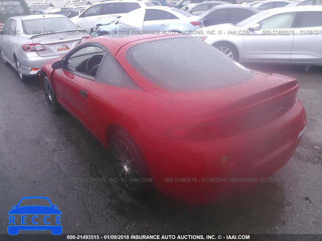 1997 MITSUBISHI ECLIPSE RS 4A3AK34Y6VE117721 image 2