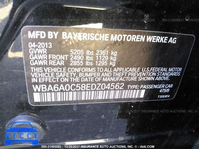 2014 BMW 640 I/GRAN COUPE WBA6A0C58EDZ04562 image 8