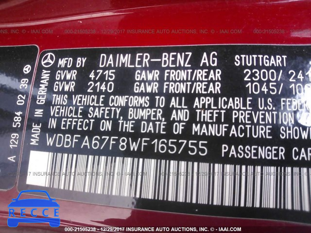 1998 Mercedes-benz SL 500 WDBFA67F8WF165755 Bild 8