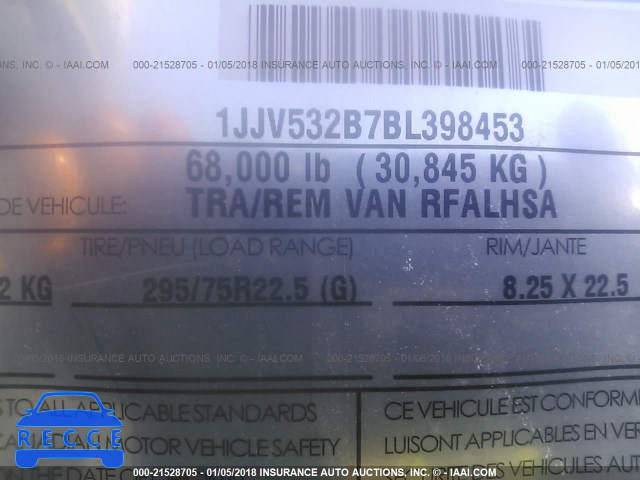 2011 WABASH NATIONAL CORP VAN 1JJV532B7BL398453 image 8