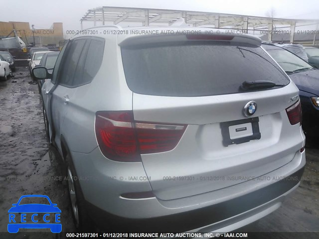 2012 BMW X3 XDRIVE28I 5UXWX5C57CL725641 зображення 2